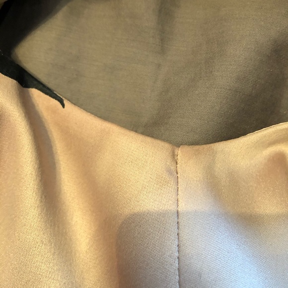 Gold Satin Dress from Le Chateau - Picture 7 of 10